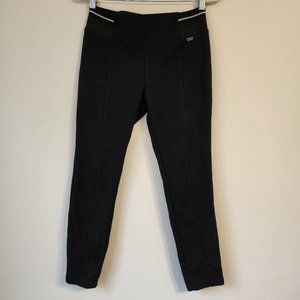 Armani Exchange women Elastic Waist Pullon Legging Pant, Size M, Black, Classic.